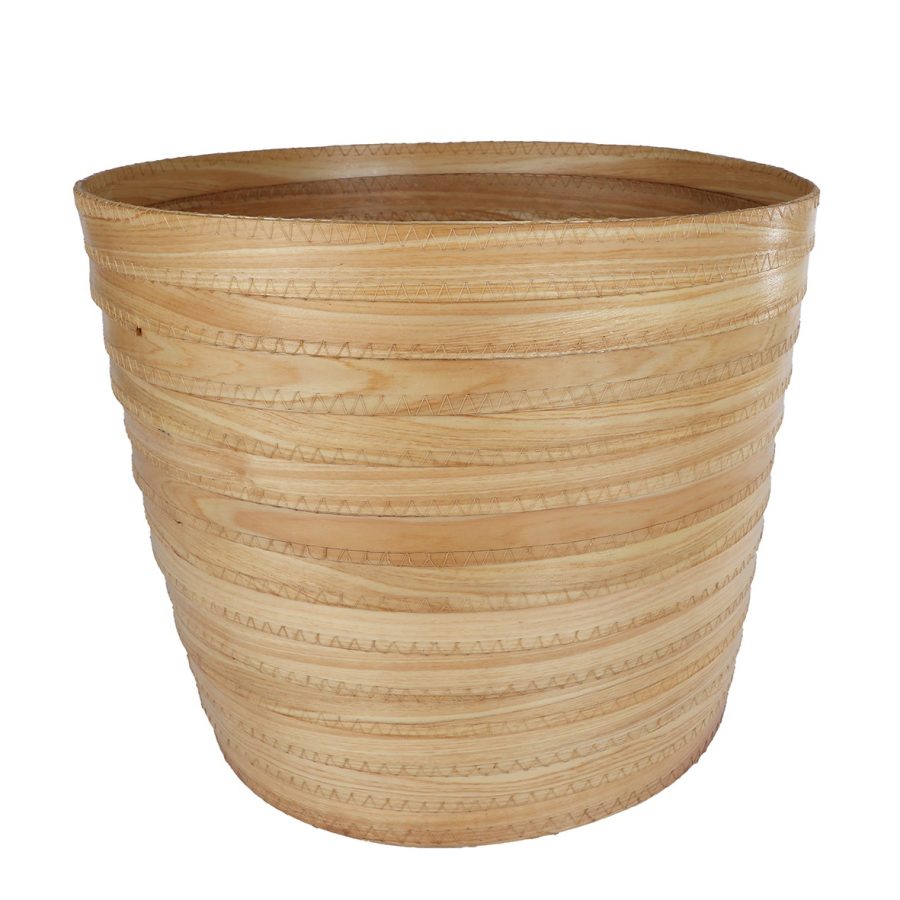 Opbergmand naturel hout XXL