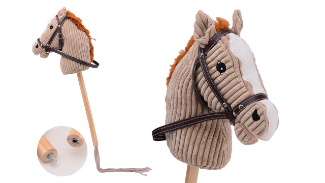 Premium Hobby Horse met geluid 80cm
