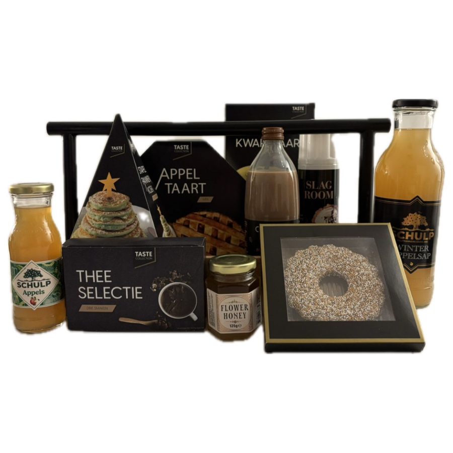 TIP: Kerstpakket op dienblad van mango hout – stijlvol én bruikbaar relatiegeschenk