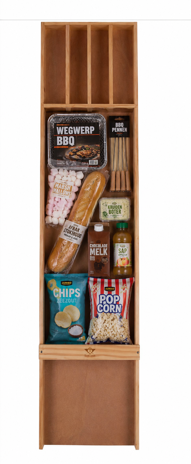 Kerstpakket origineel gevulde mini sjoelbak