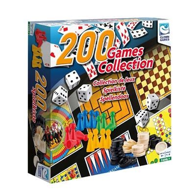Clown Games Spellendoos – 200 spellen in één doos voor eindeloos speelplezier!