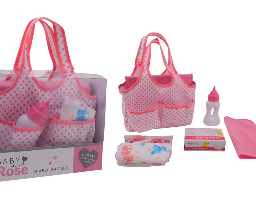 Baby Rose Luiertas – perfect voor kleine poppenmoedertjes!