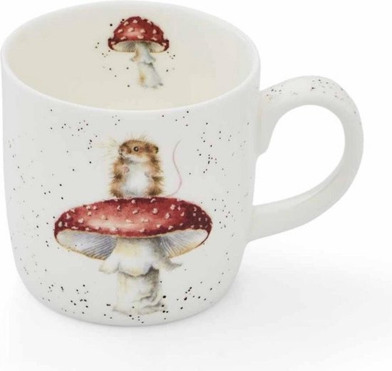 Wrendale Designs Mok – Muis op Rode Paddenstoel