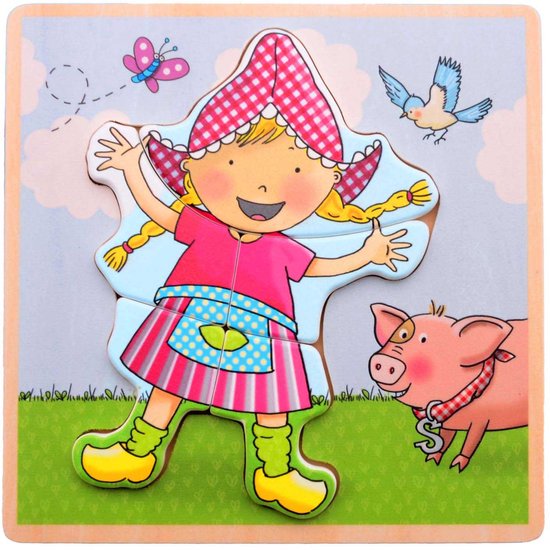 Jouéco houten Fien puzzel