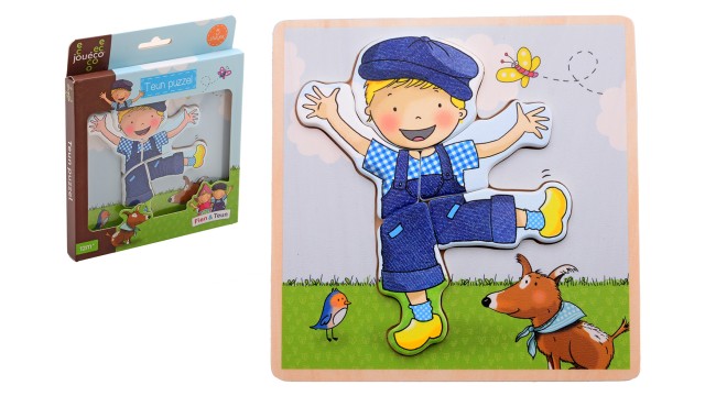 Jouéco houten Teun puzzel