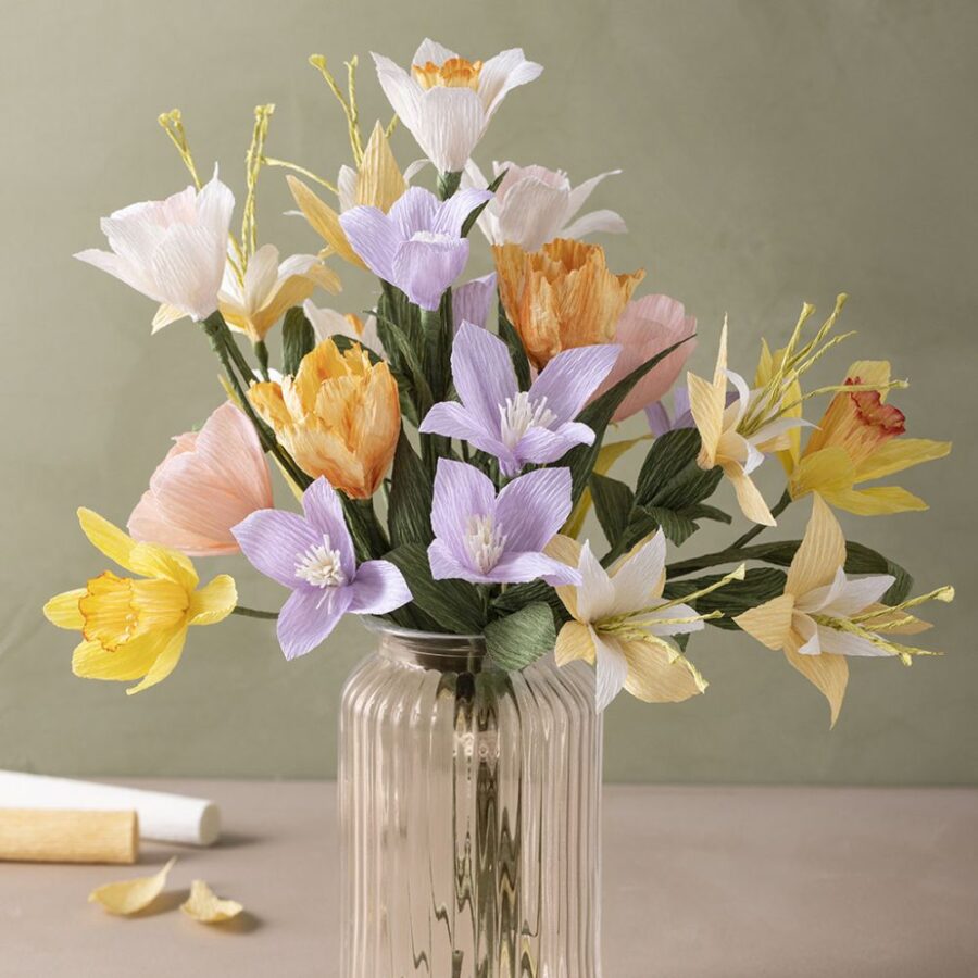 Workshop Volwassenen Boeket van crêpepapier