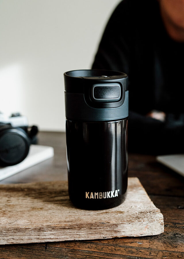 kambukka koffiebeker 300ml zwart