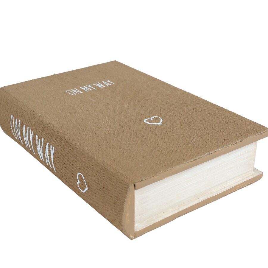 Herinneringendoosje in de vorm van een boek om alle belangrijke momenten tijdens de zwangerschap in te bewaren
